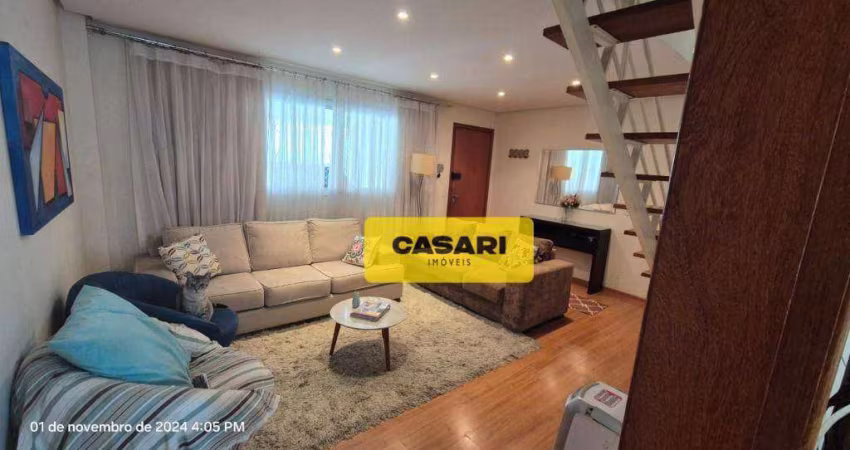 Sobrado com 3 dormitórios à venda, 133 m² - Vila Homero Thon - Santo André/SP