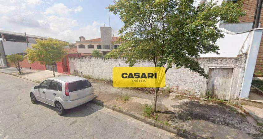 Terreno à venda, 282 m² por R$ 640.000,00 - Parque Espacial - São Bernardo do Campo/SP