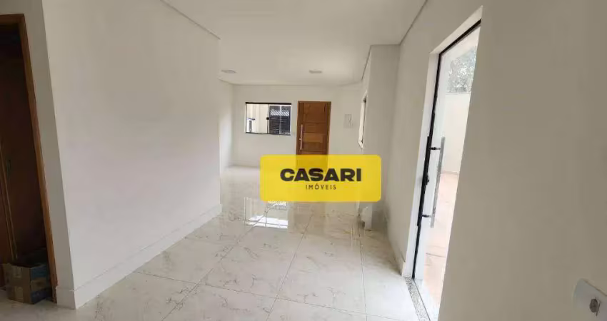 Sobrado com 3 dormitórios à venda, 98 m² - Campestre - Santo André/SP