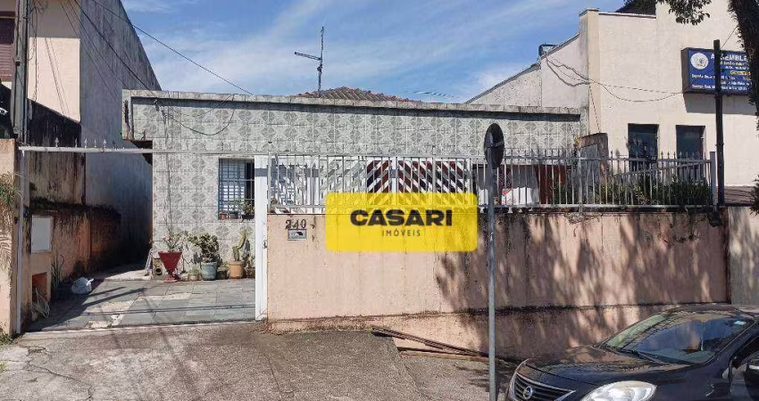 Terreno à venda, 330 m²- Independência - São Bernardo do Campo/SP