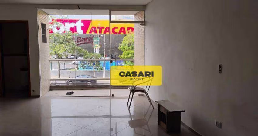 Sala para alugar, 80 m²  - Nova Petrópolis - São Bernardo do Campo/SP