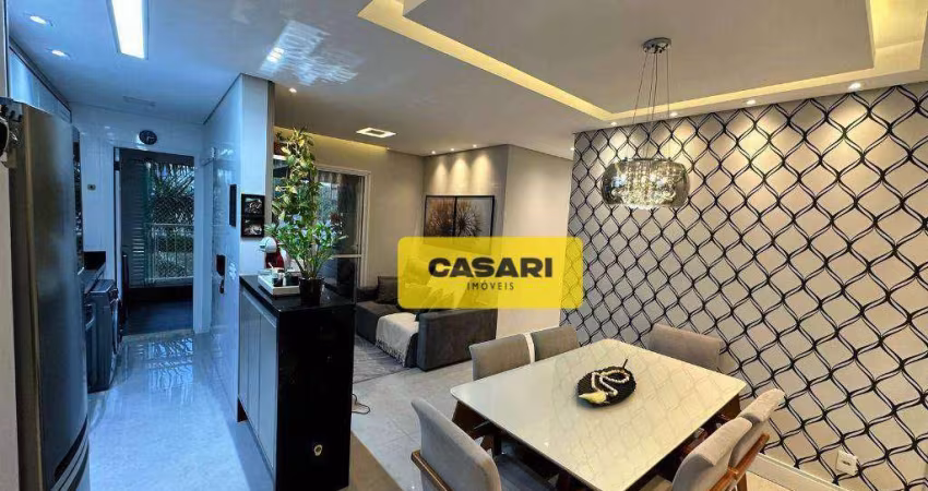 Apartamento com 3 dormitórios à venda, 74 m² - Jardim Hollywood - São Bernardo do Campo/SP