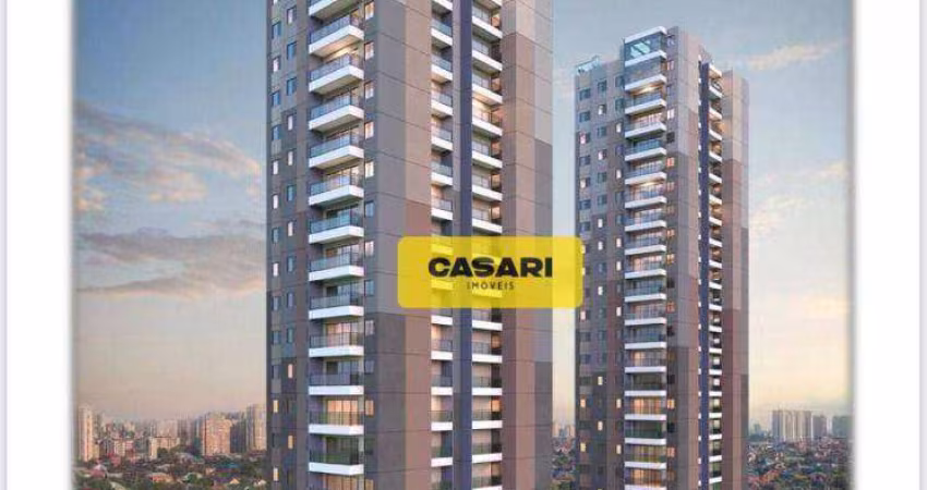 Apartamento com 3 dormitórios à venda, 87 m²- Jardim - Santo André/SP