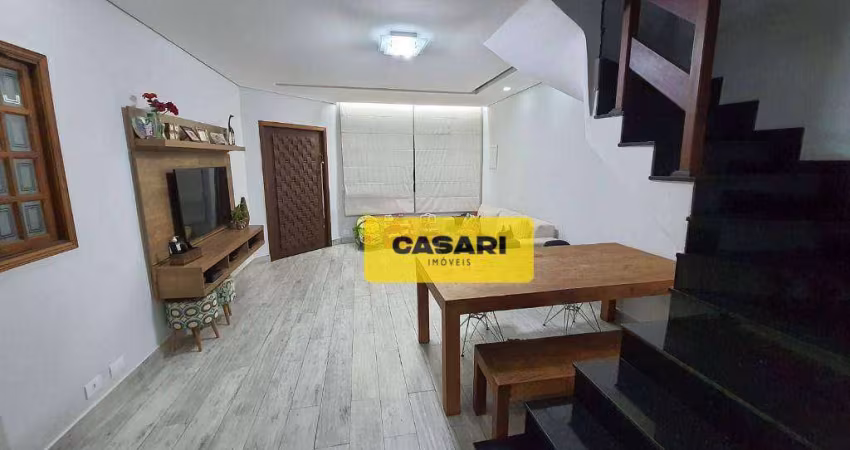Sobrado com 3 dormitórios à venda, 160 m² - Planalto - São Bernardo do Campo/SP