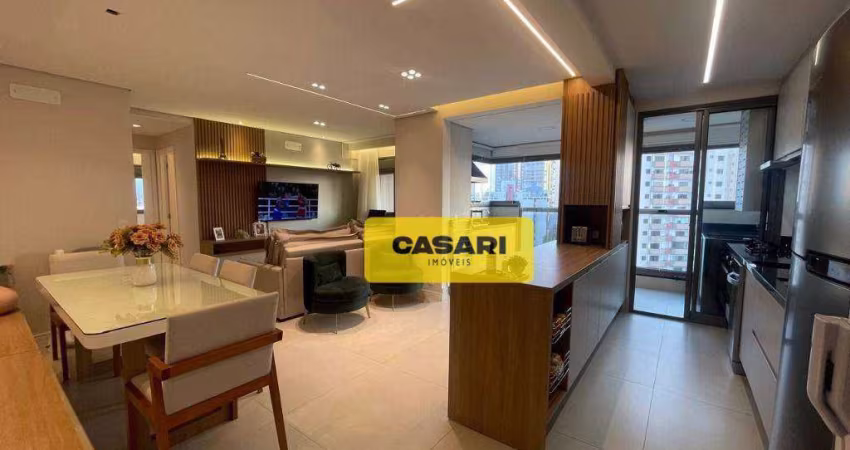 Apartamento com 2 dormitórios à venda, 73 m²- Vila Assunção - Santo André/SP
