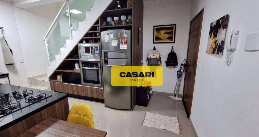 Cobertura com 2 dormitórios à venda, 100 m²- Vila Scarpelli - Santo André/SP