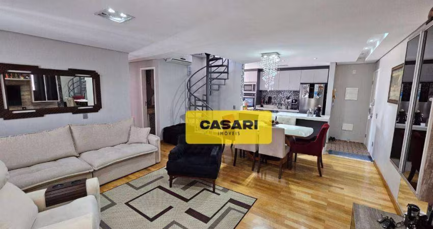 Cobertura com 3 dormitórios à venda, 204 m² por R$ 1.650.000 - Baeta Neves - São Bernardo do Campo/SP