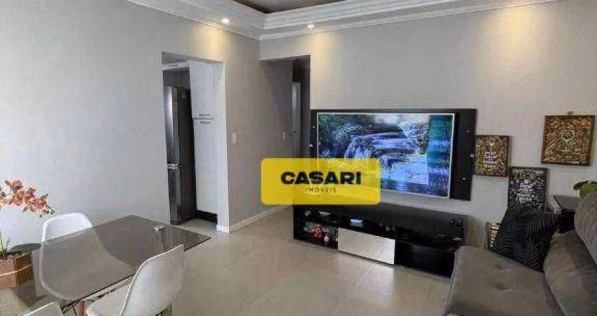 Apartamento com 2 dormitórios à venda, 68 m² - Vila Valparaíso - Santo André/SP