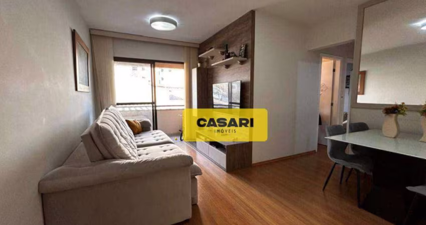 Apartamento com 3 dormitórios à venda, 70 m²  - Vila Valparaíso - Santo André/SP