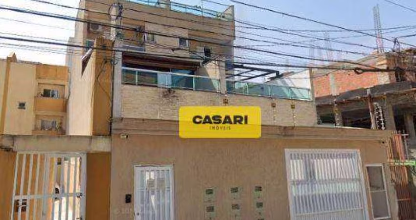 Cobertura com 3 dormitórios à venda, 150 m² - Vila Eldízia - Santo André/SP