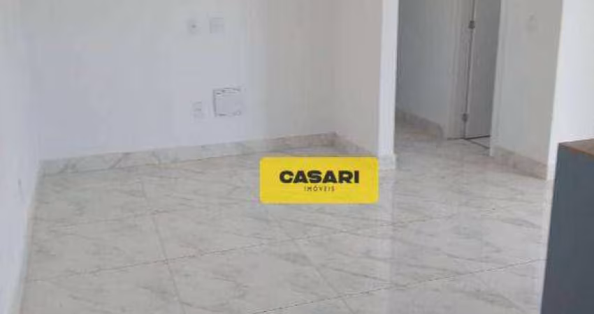 Apartamento com 2 dormitórios para alugar, 59 m² - Utinga - Santo André/SP