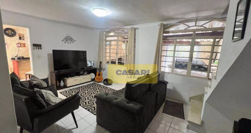 Sobrado com 3 dormitórios à venda, 161 m²  - Planalto - São Bernardo do Campo/SP