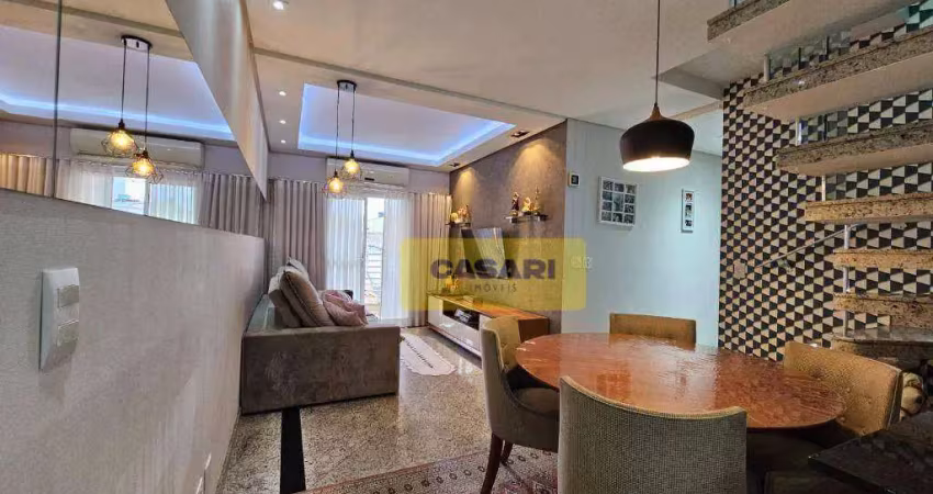 Cobertura com 3 dormitórios à venda, 170 m² - Nova Gerti - São Caetano do Sul/SP