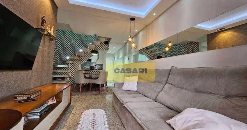 Cobertura com 3 dormitórios à venda, 170 m² - Nova Gerti - São Caetano do Sul/SP