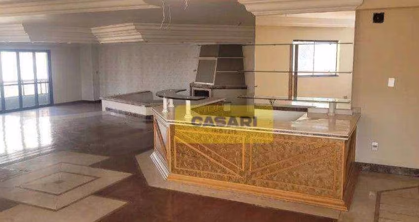 Apartamento com 5 dormitórios, 454 m² - venda ou aluguel  - Jardim - Santo André/SP