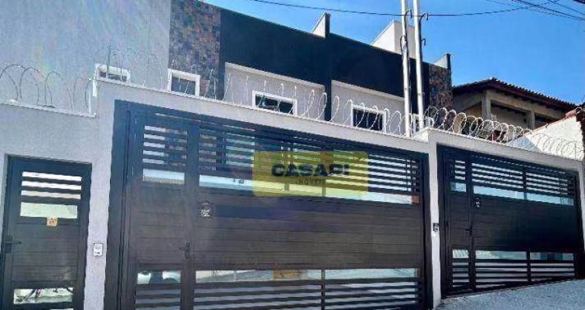 Sobrado com 2 dormitórios, 96 m² - venda ou aluguel - Parque Novo Oratório - Santo André/SP