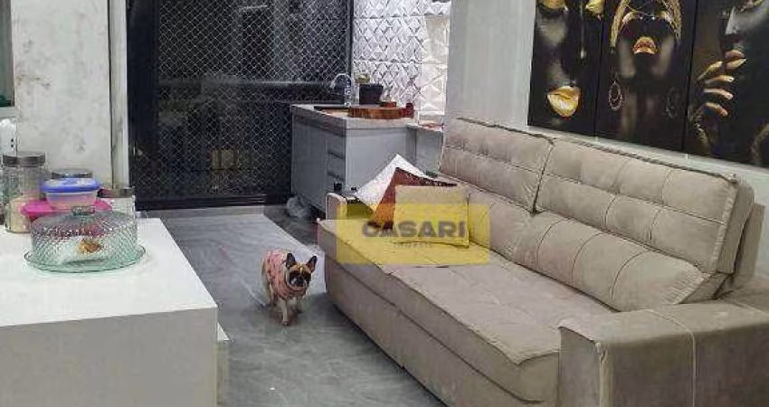 Apartamento com 3 dormitórios à venda, 74 m² - Campestre - Santo André/SP