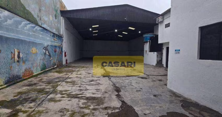 Galpão para alugar, 407 m²- Vila Valparaíso - Santo André/SP
