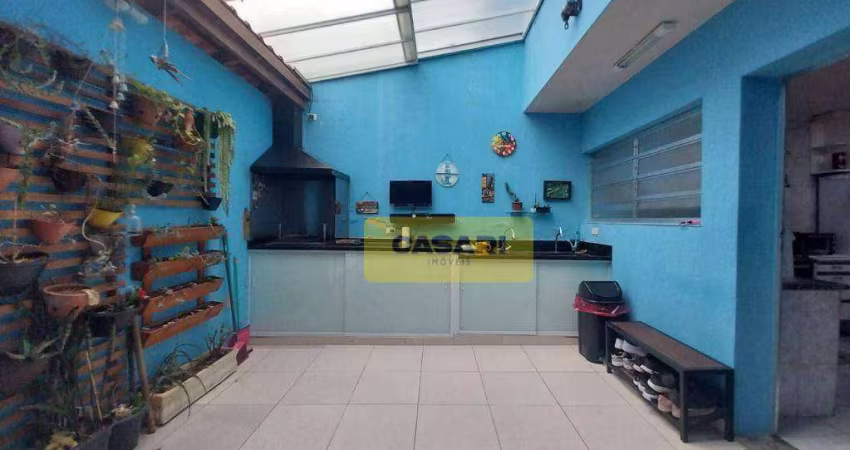 Sobrado com 3 dormitórios à venda, 111 m² - Vila Scarpelli - Santo André/SP