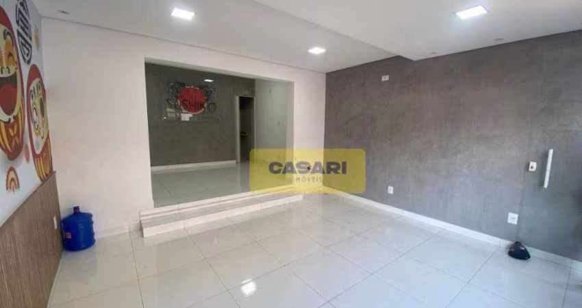 Salão para alugar, 50 m²- Paulicéia - São Bernardo do Campo/SP