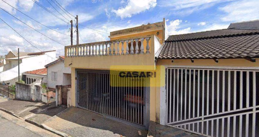 Sobrado com 3 dormitórios à venda, 204 m² - Vila Camilópolis - Santo André/SP
