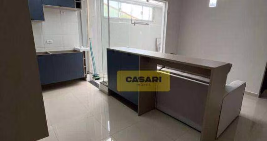 Apartamento com 2 dormitórios à venda, 56 m² - Vila Curuçá - Santo André/SP