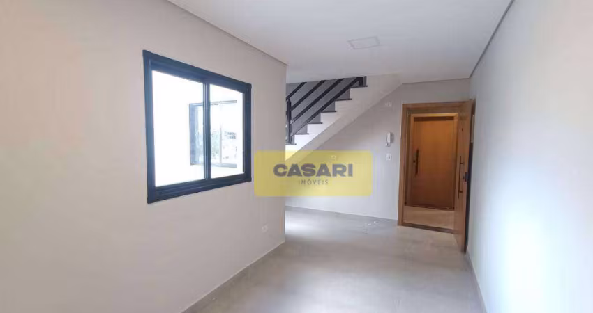 Cobertura com 2 dormitórios à venda, 120 m² - Jardim das Maravilhas - Santo André/SP