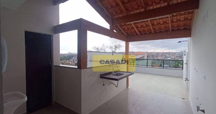 Cobertura com 2 dormitórios à venda, 120 m²- Jardim das Maravilhas - Santo André/SP