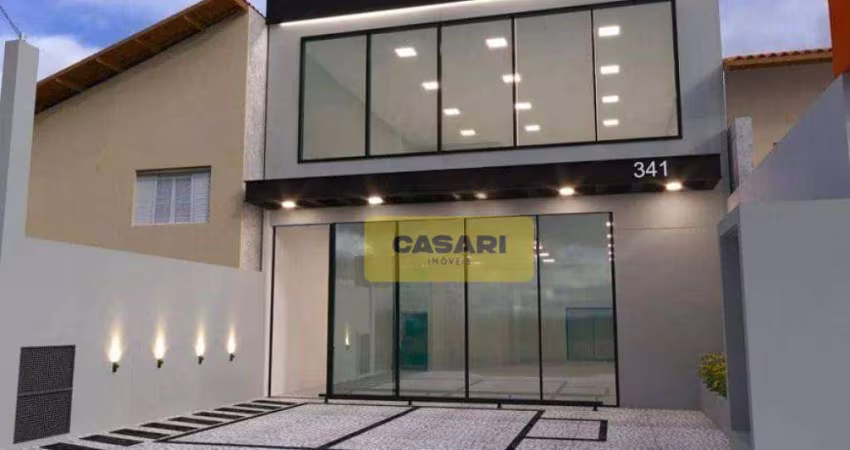 Salão para alugar, 300 m²- Vila Bastos - Santo André/SP