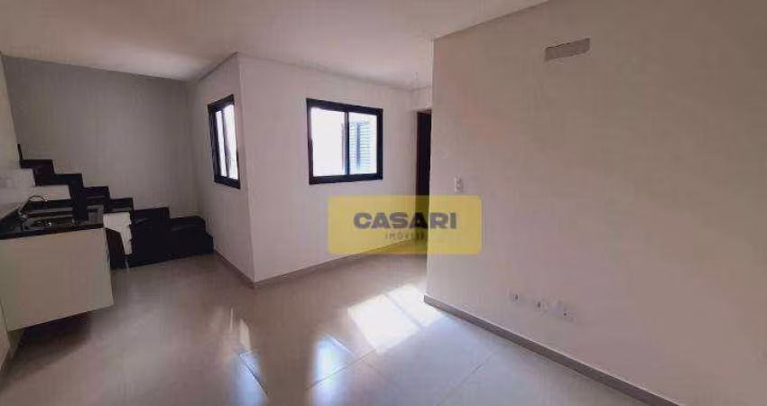 Cobertura com 2 dormitórios, 90 m² - venda  ou aluguel- Vila Scarpelli - Santo André/SP