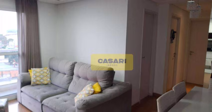 Apartamento com 2 dormitórios à venda, 59 m²  - Vila América - Santo André/SP