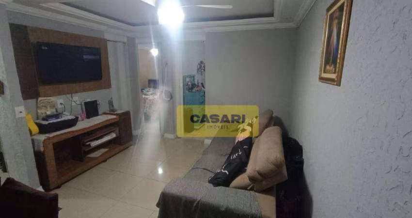 Apartamento reformado,  2 dormitorios, 1 vaga, 54m2, Demarchi - Sbc