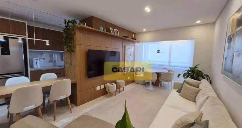 Apartamento com 2 dormitórios à venda, 82 m²- Campestre - Santo André/SP