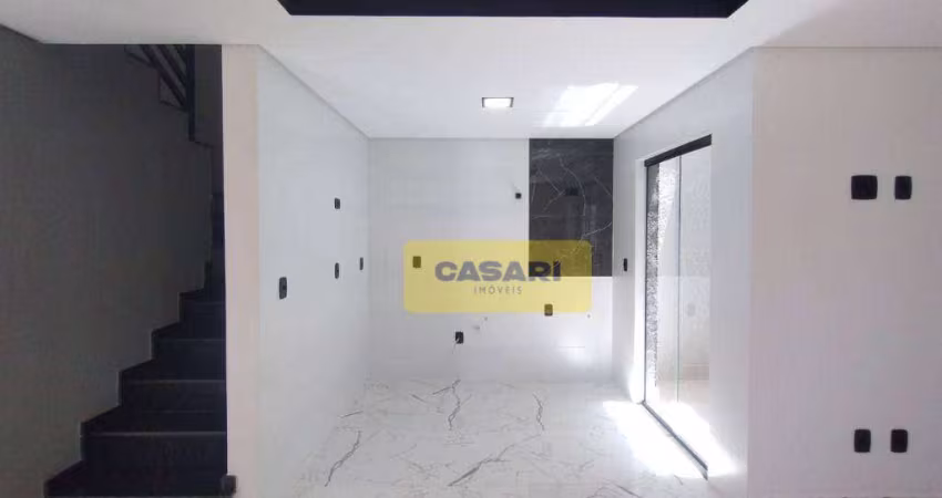 Sobrado com 2 dormitórios à venda, 80 m²  - Parque das Nações - Santo André/SP