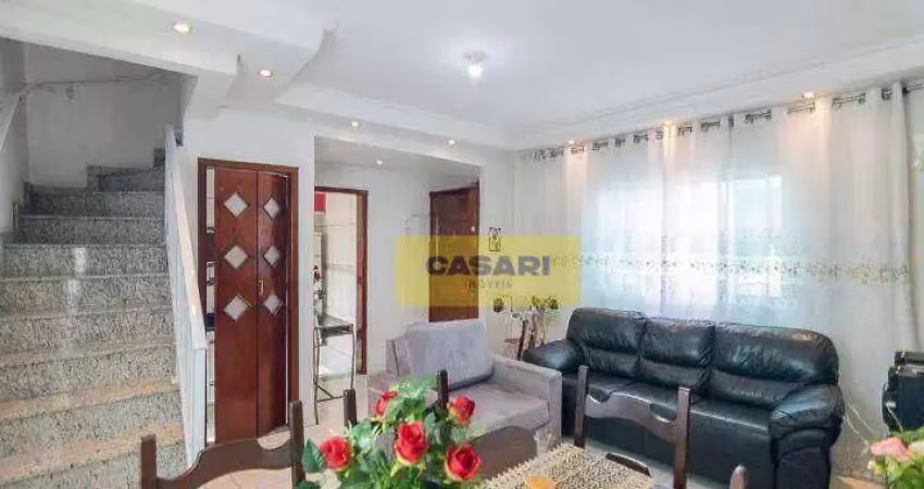 Sobrado com 3 dormitórios à venda, 109 m² por R$ 479.900,00 - Vila Alto de Santo André - Santo André/SP