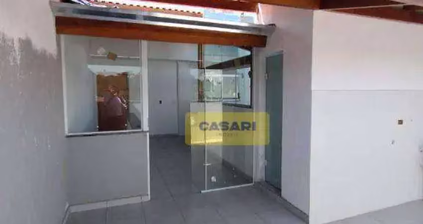 Cobertura com 2 dormitórios à venda, 107 m²  - Vila Guiomar - Santo André/SP