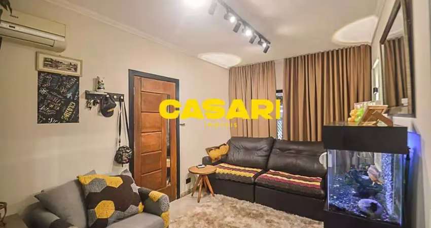 Sobrado 3 dorms c/ suíte e ar-condicionado em rua privilegiada – assunção, sbc