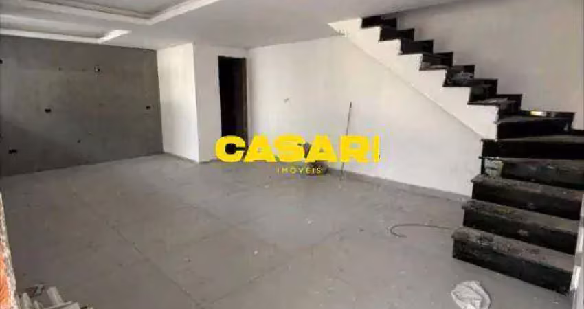 Sobrado com 3 dormitórios à venda, 83 m² - jardim - santo andré/sp
