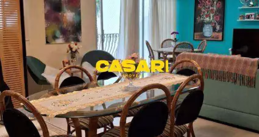 Apartamento com 3 dormitórios à venda, 135 m² - jardim - santo andré/sp