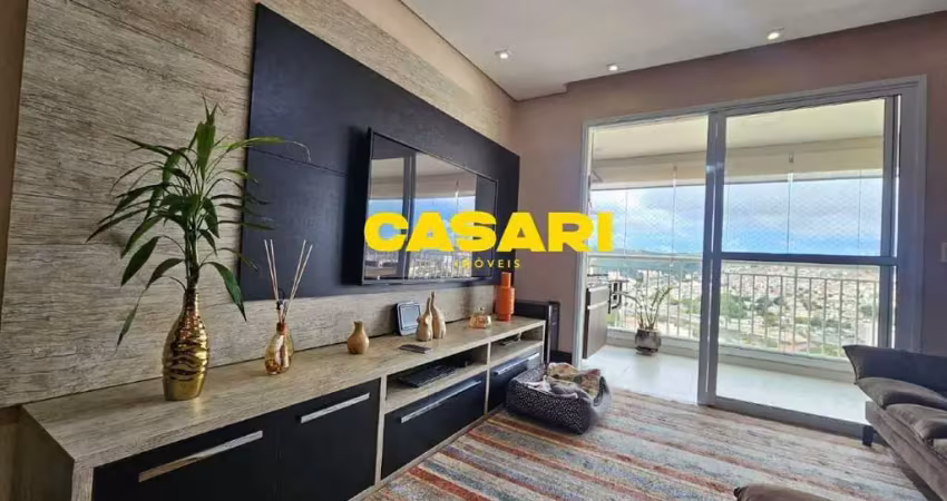 Apartamento à venda no condomínio arcádia - são bernardo do campo - 3 dormitórios, varanda gourmet e localização estratégica