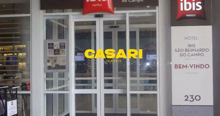 Quarto à venda no hotel ibis são bernardo – integrado ao shopping metrópole