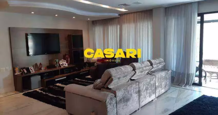 Apartamento com 4 dormitórios à venda, 400 m² por r$ 2.200.000,00 - centro - são bernardo do campo/sp