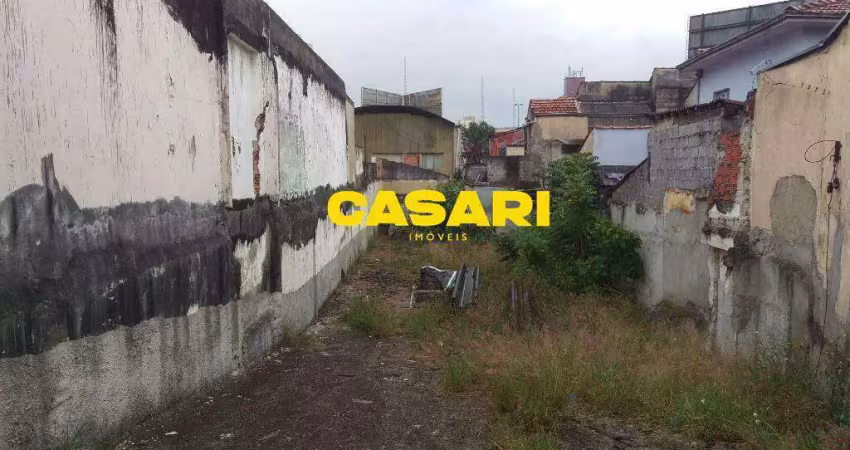 Terreno comercial à venda no centro de santo andré – 286 m², próximo ao hospital santa helena