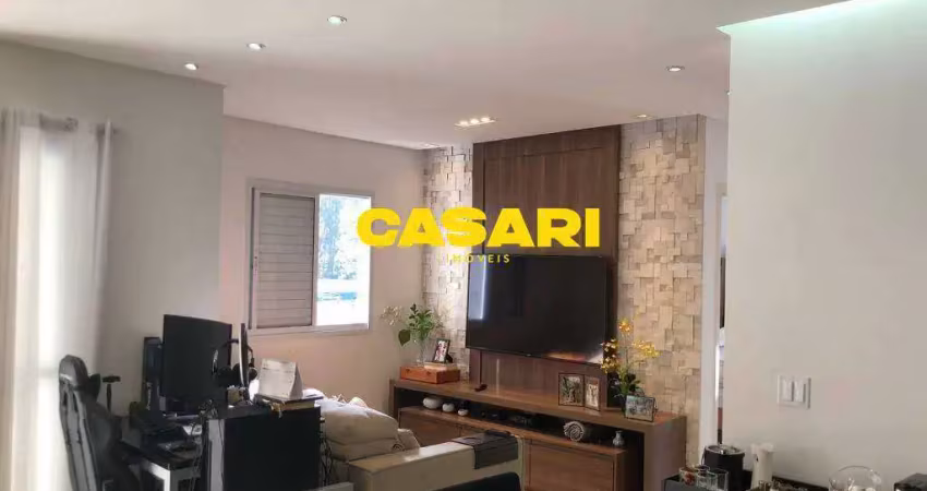 Apartamento com 2 dormitórios à venda, 75 m² - planalto - são bernardo do campo/sp