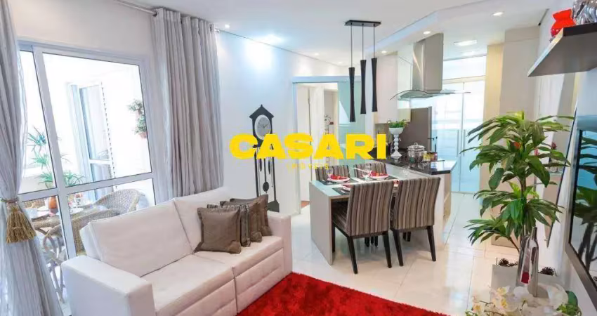 Apartamento com 2 dormitórios à venda, 56 m² - centro - são bernardo do campo/sp