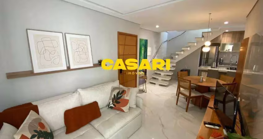 Cobertura com 3 dormitórios à venda, 134 m² por r$ 910.000,00 - centro - são bernardo do campo/sp