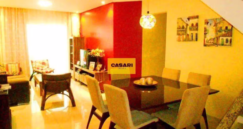 Cobertura com 3 dormitórios à venda, 220 m² - baeta neves, são bernardo do campo/sp