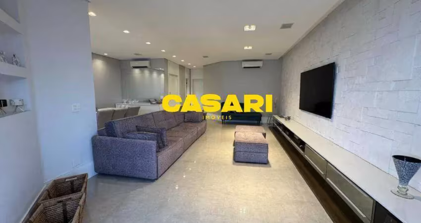 Apartamento alto padrão 4 suítes mobiliado com área gourmet e 4 vagas – são bernardo do campo