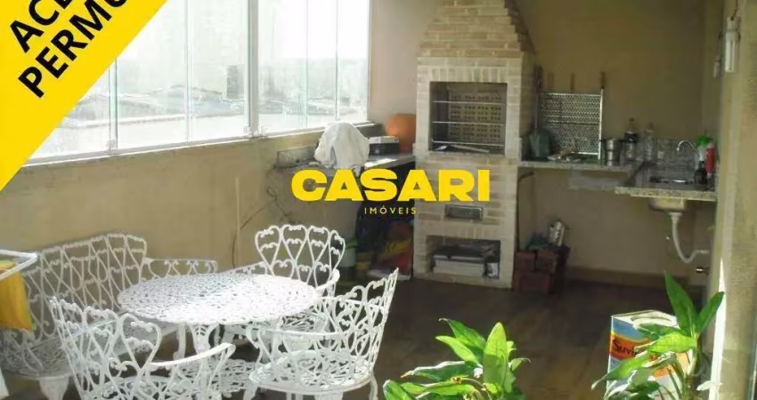 Cobertura duplex com 3 suítes à venda, 230 m² - rudge ramos, são bernardo do campo/sp