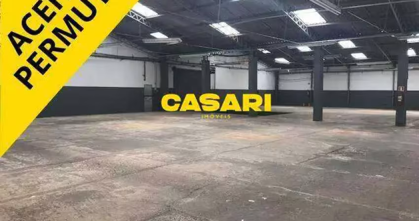 Galpão à venda com 1.678 m², docas, escritórios e 8 vagas – centro - são bernardo do campo/sp